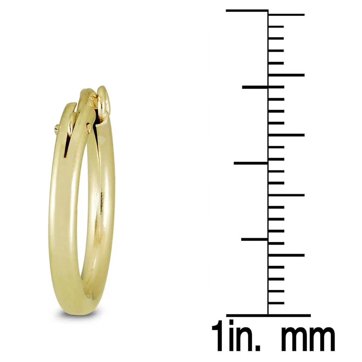 14K Yellow Gold Filled Hoop Earrings (19mm)