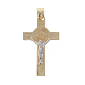 14kt Gold Crucifix Cross Pendant