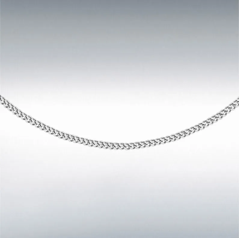 18"/46cm sterling silver curb chain 36026