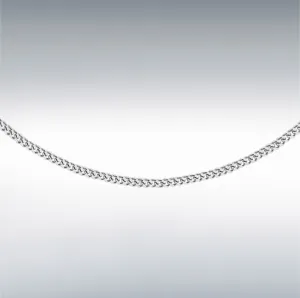 18"/46cm sterling silver curb chain 36026