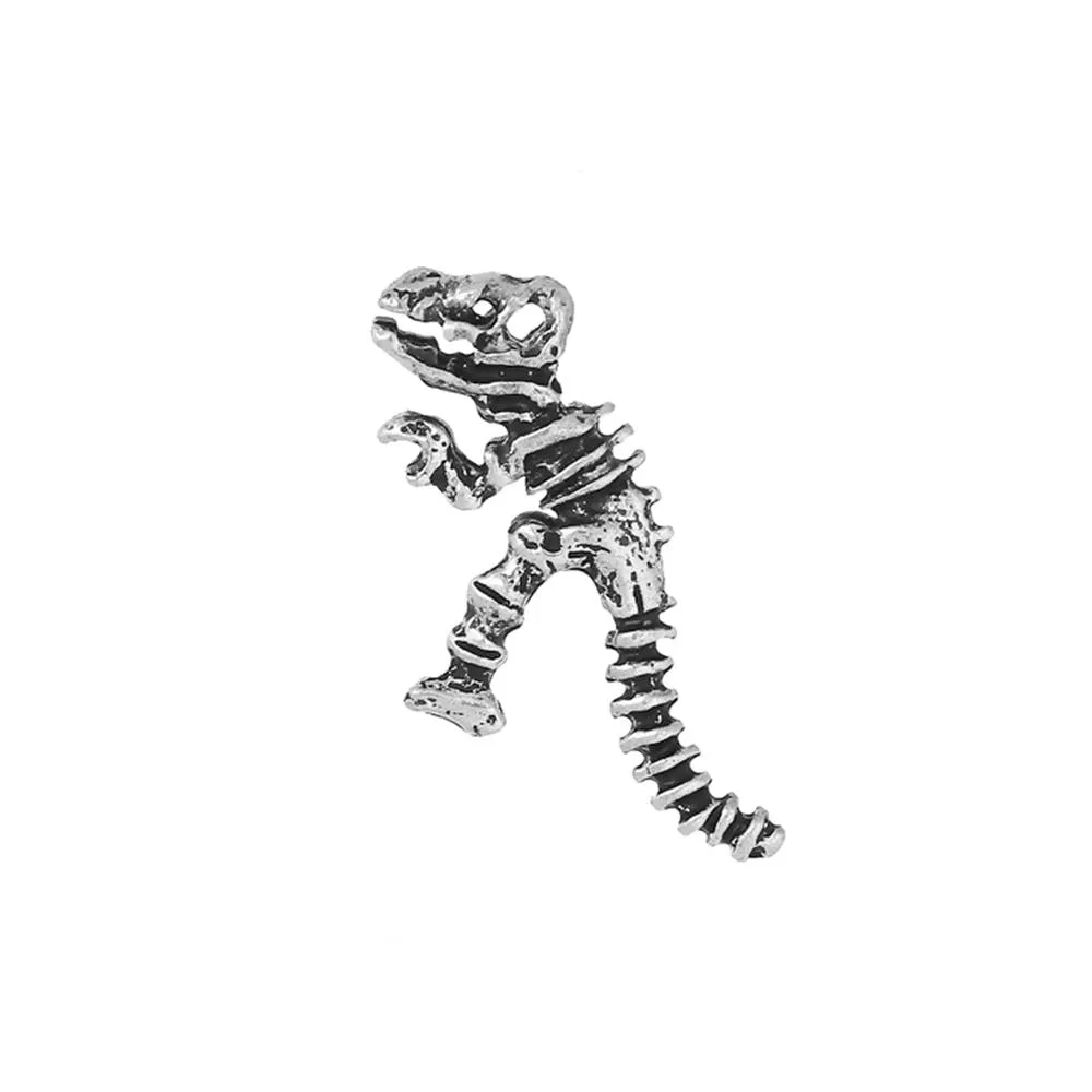 2 Pcs Tibetan Silver DINOSAUR SKELETON 30mm x 23mm Charms Pendants, Lead & Nickel Free Metal Charms Pendants Beads