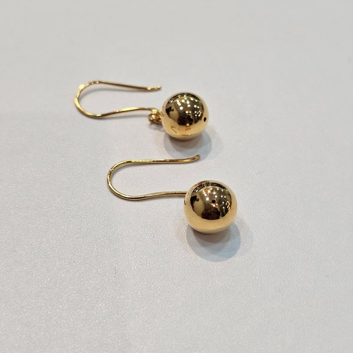 22K / 916 Gold Golden Orb Drop Earrings