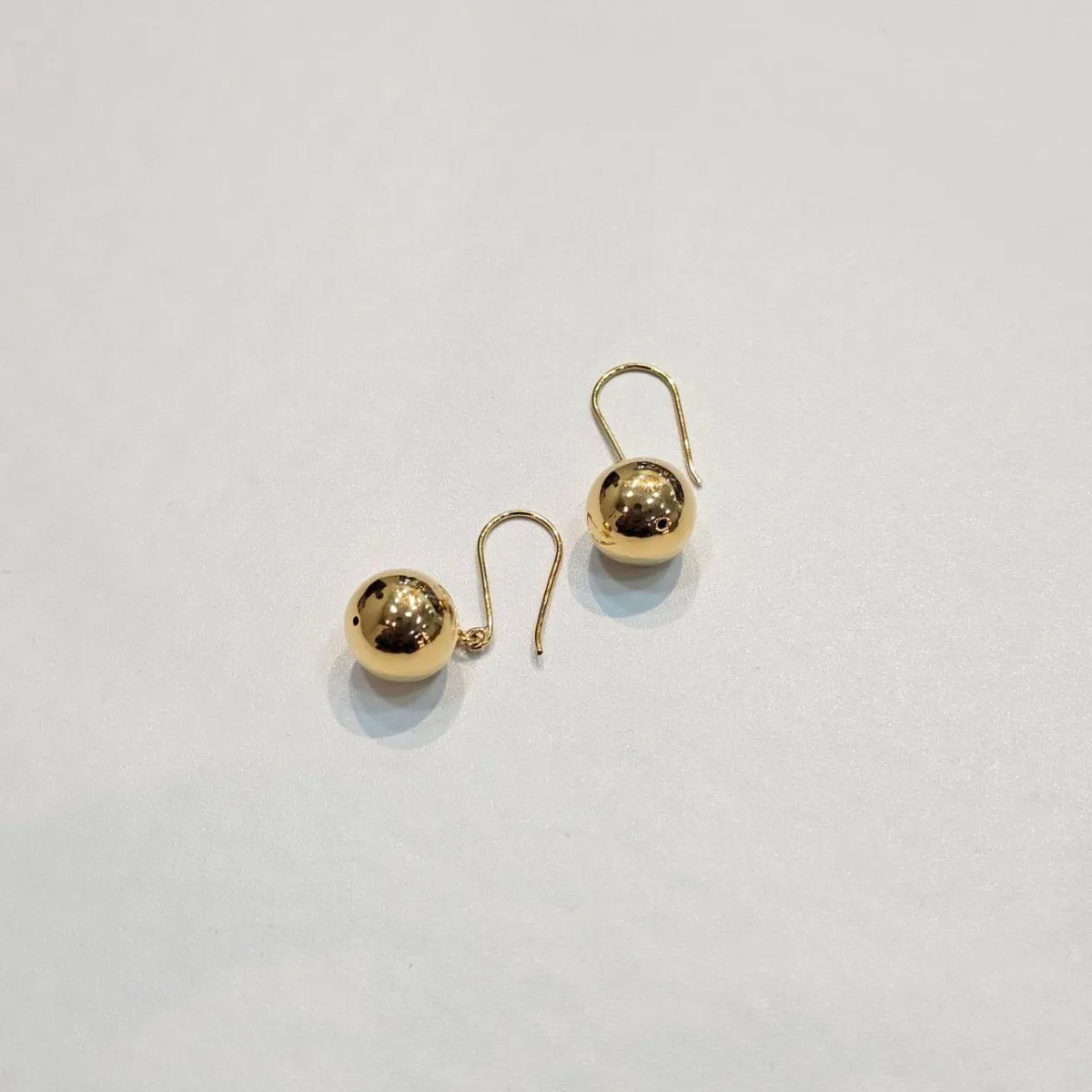 22K / 916 Gold Golden Orb Drop Earrings