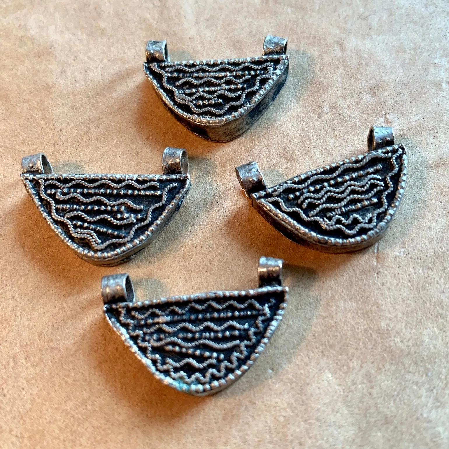 4 Rare Ethiopian Telsum Pendants