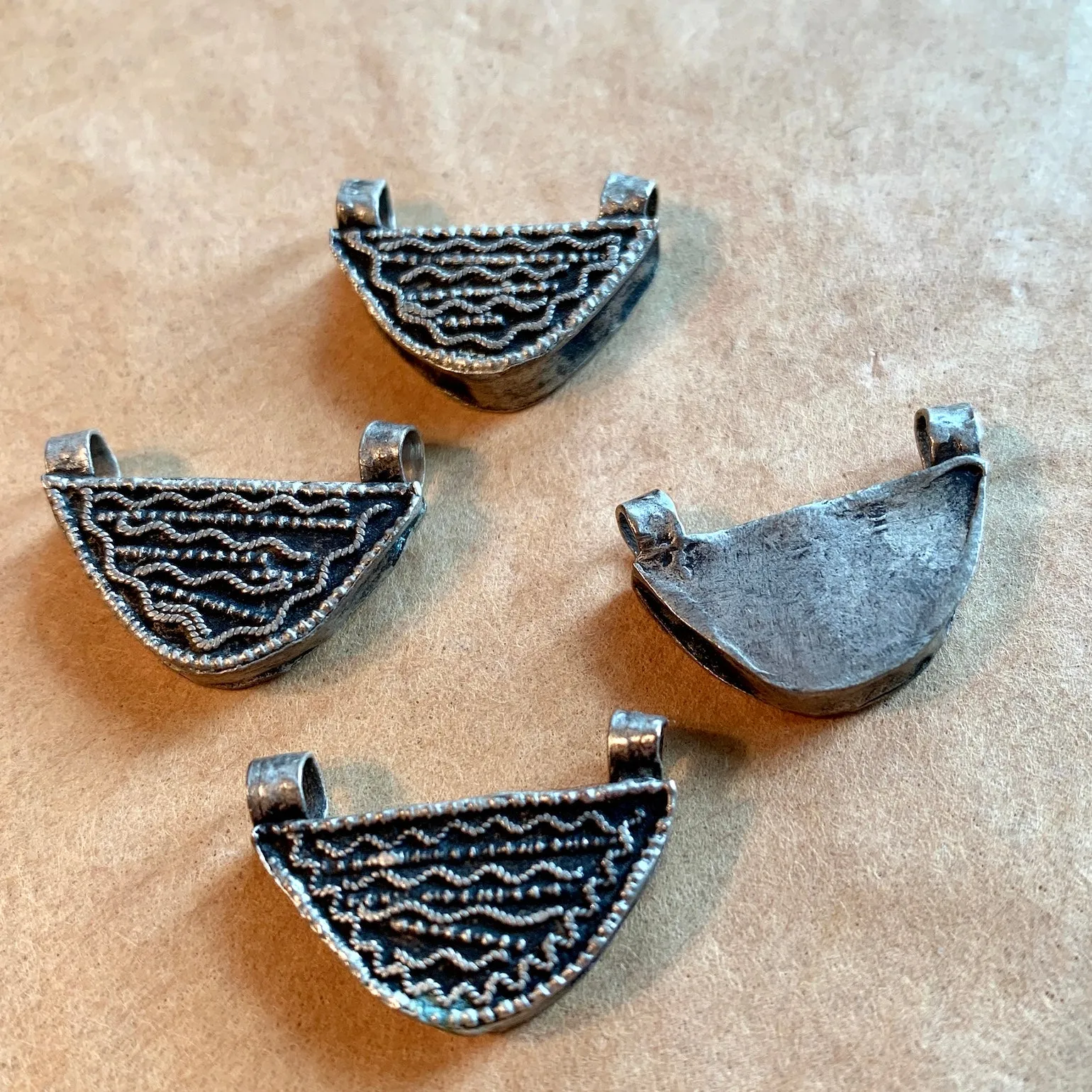 4 Rare Ethiopian Telsum Pendants