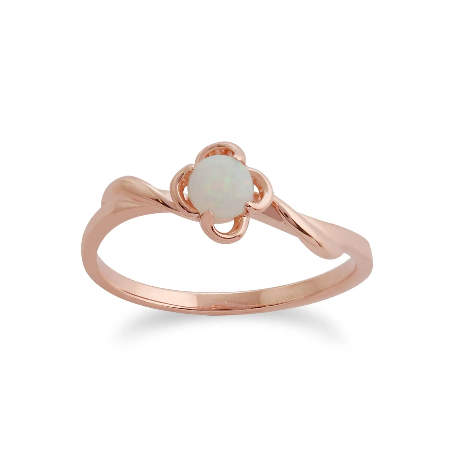 9 karat Rose Gold Opal Ringe