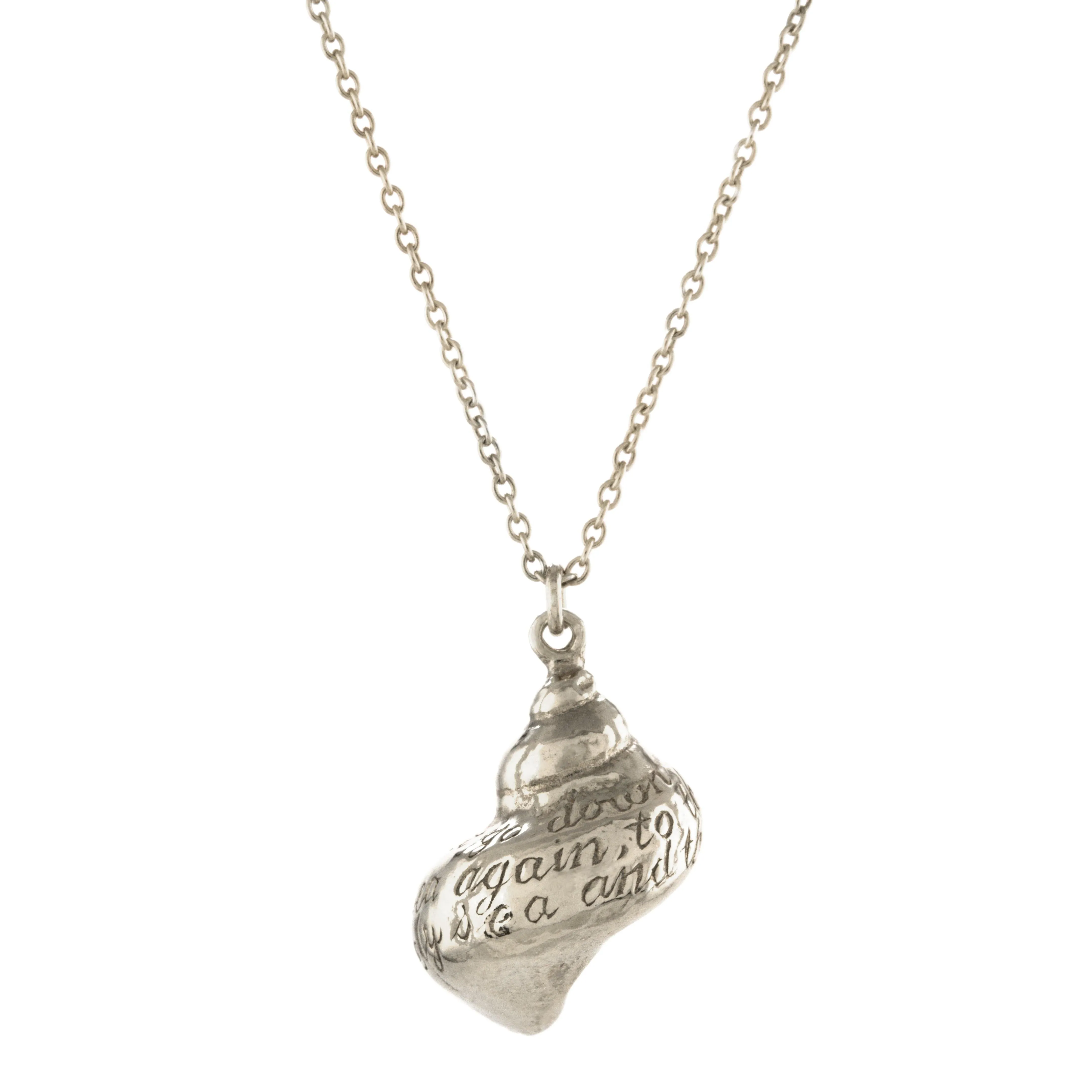 Alex Monroe Engraved Shell Necklace