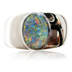 Blue Green Orange S/S Ring