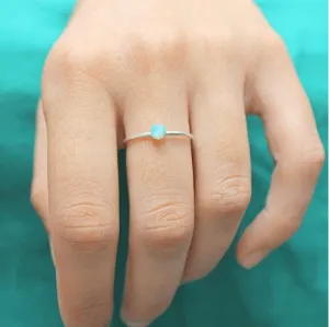 Blue Opal Ring