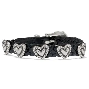 Brighton Roped Heart Braid Bandit Bracelets