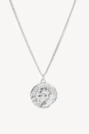 Chain Necklace With Roman Coin Pendant