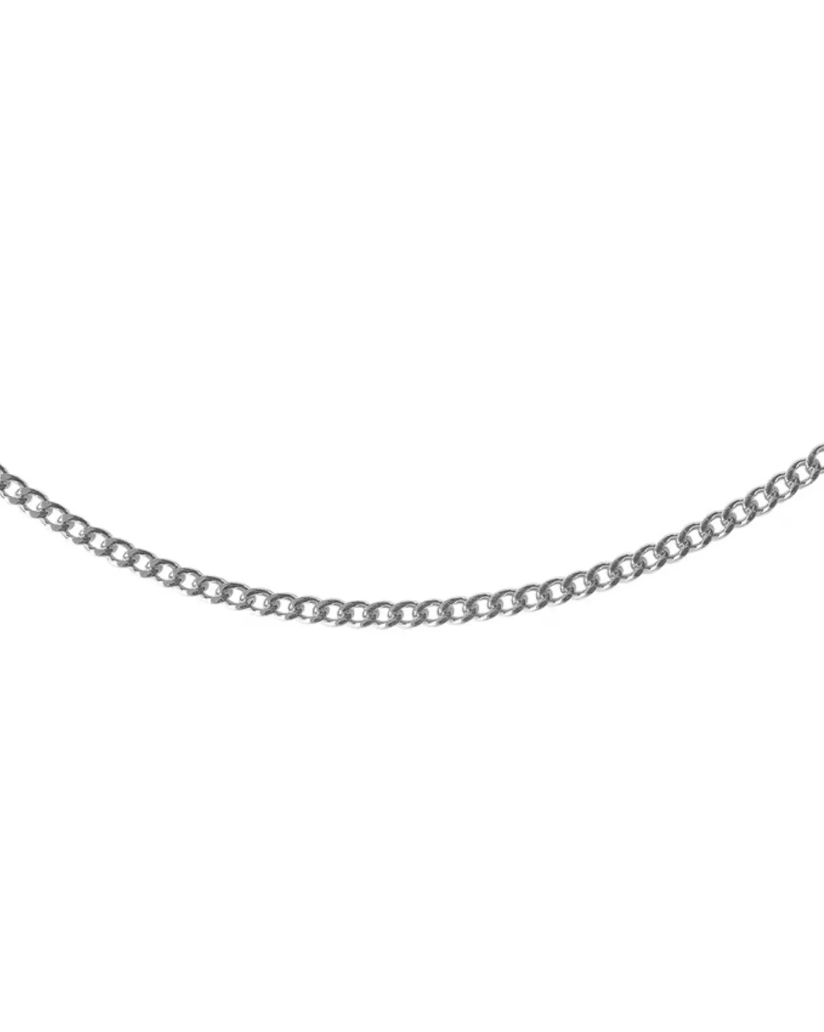 Cuban Chain Necklace - Sterling Silver