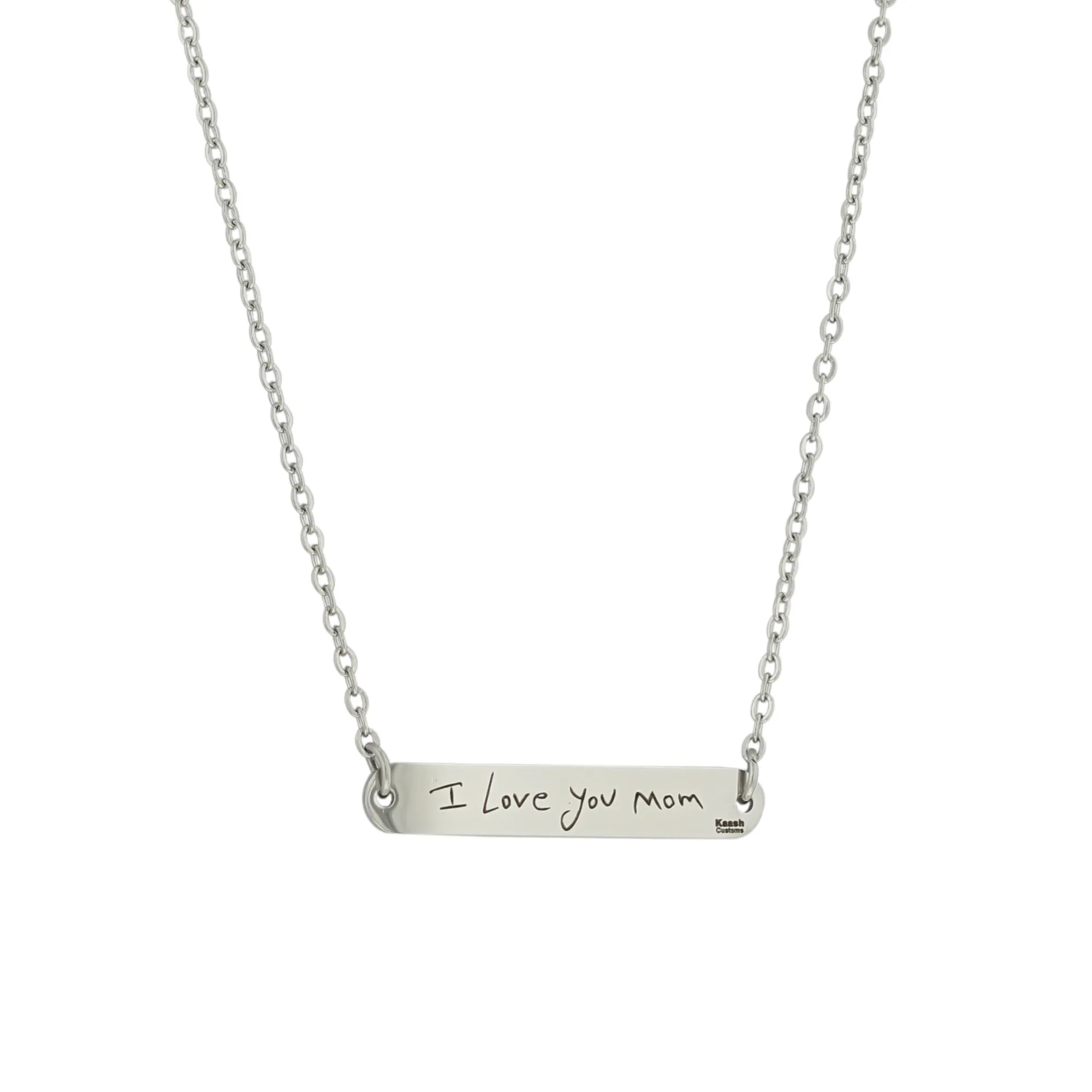 Customizable Nameplate Bar Necklace KCL 28