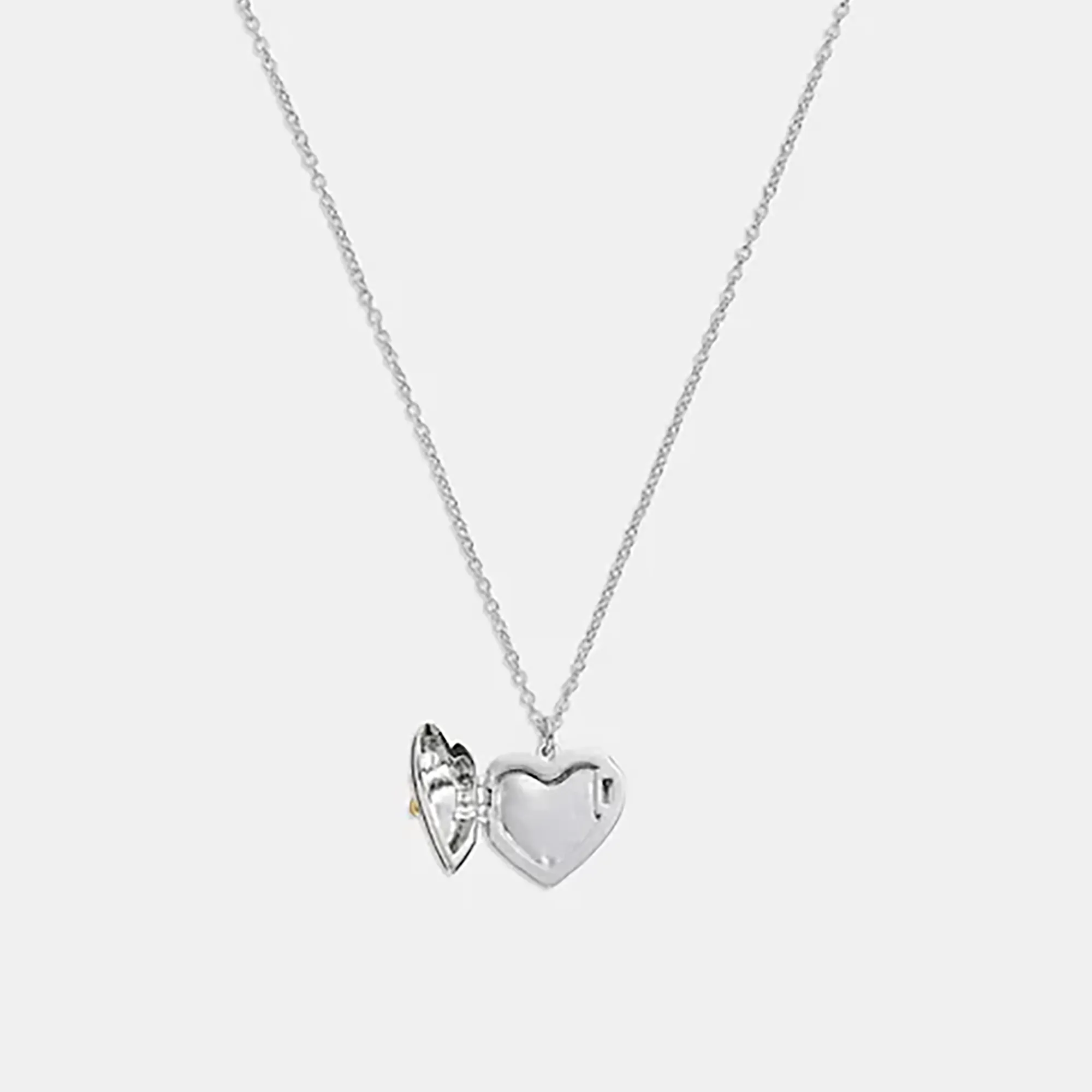 Engraved Heart Locket Necklace KCL 33