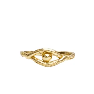 Eye of Protection Ring | Solid 14K Gold