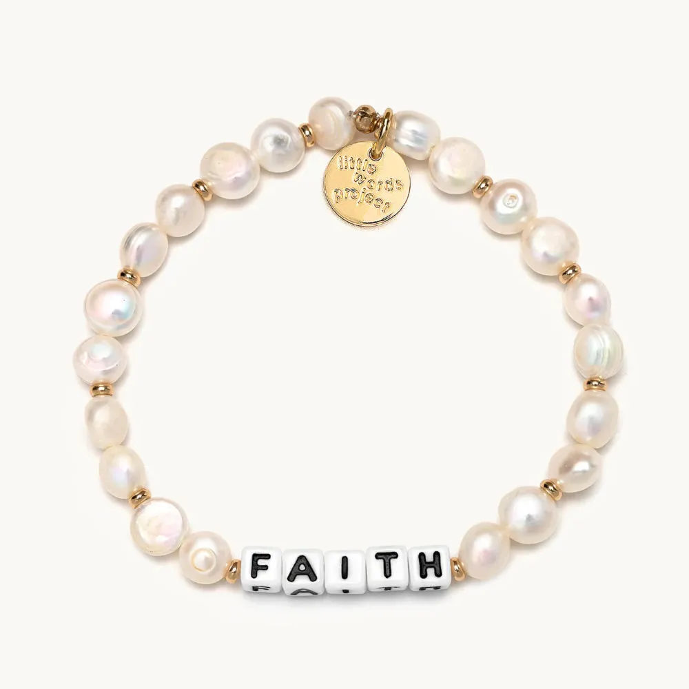 Faith Freshwater Pearl Bracelet