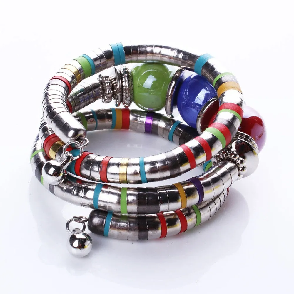 Fashion Bracelets Bangles For Women  Resin Alloy Tibetan Silver Bracelets&Bangles Adjust Bangles Accessories Gifts