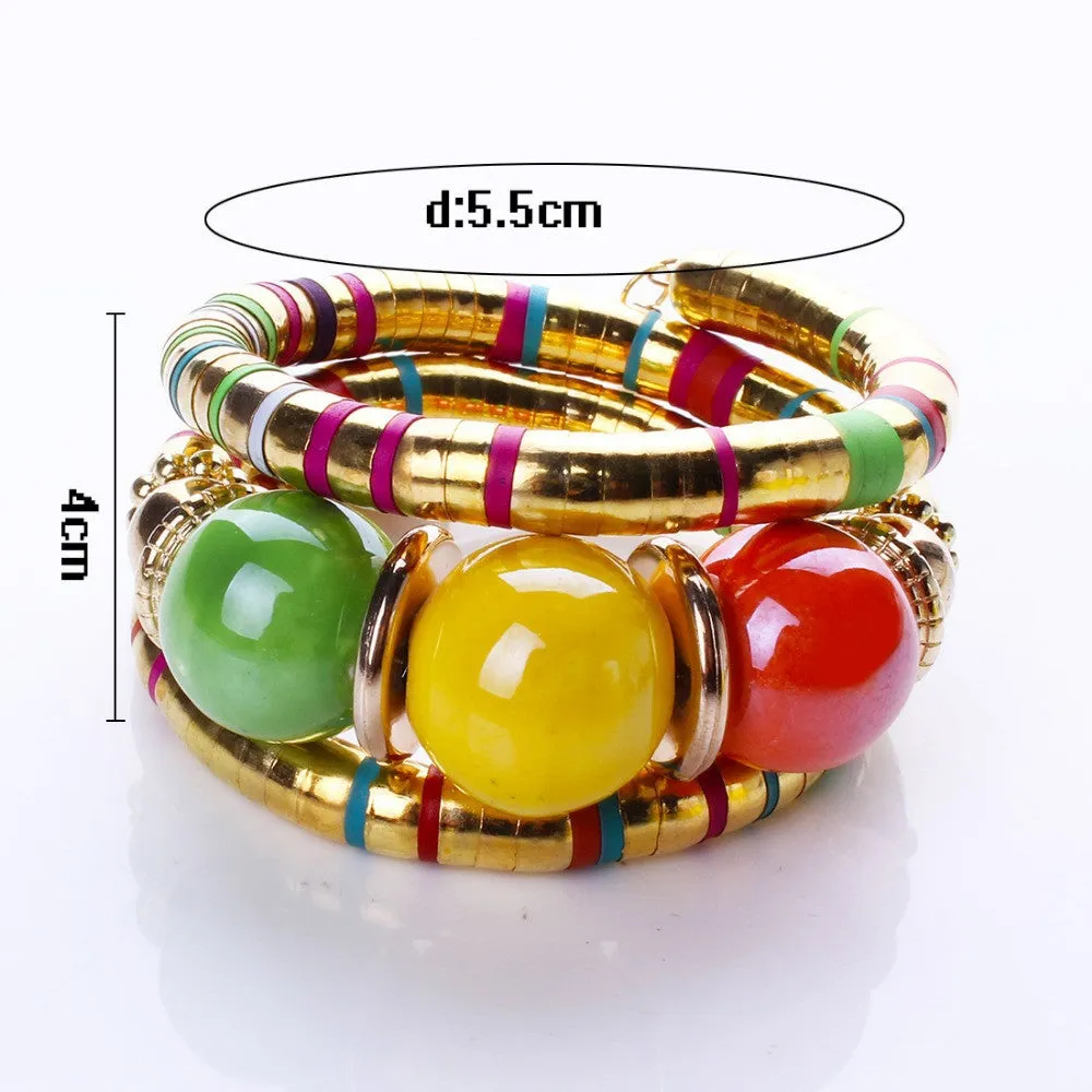 Fashion Bracelets Bangles For Women  Resin Alloy Tibetan Silver Bracelets&Bangles Adjust Bangles Accessories Gifts