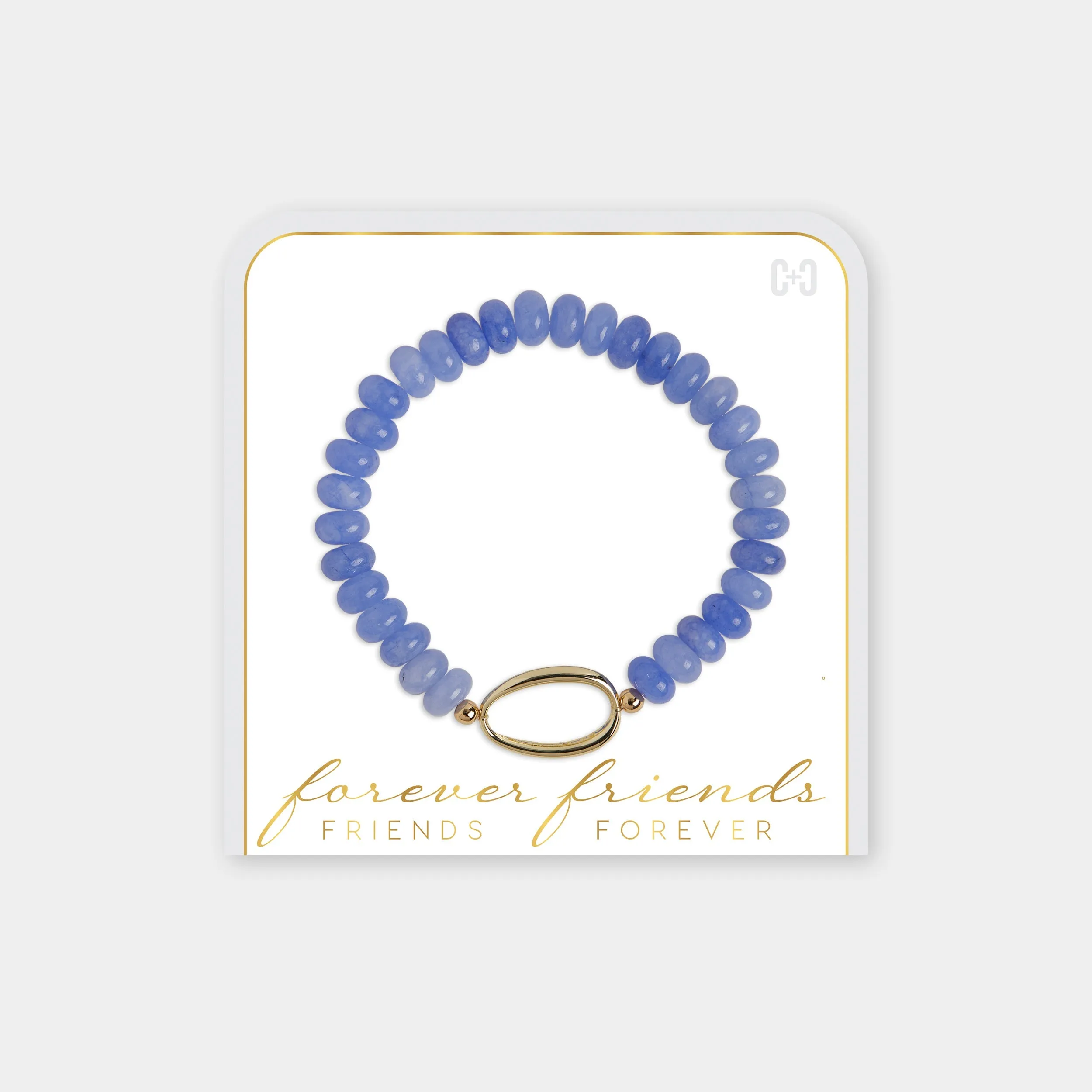 Forever Friends Stretch Bracelet - Blue