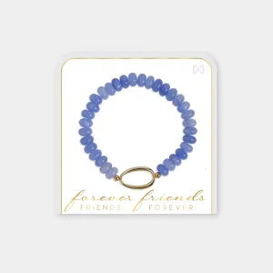 Forever Friends Stretch Bracelet - Blue