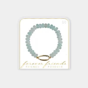 Forever Friends Stretch Bracelet - Teal