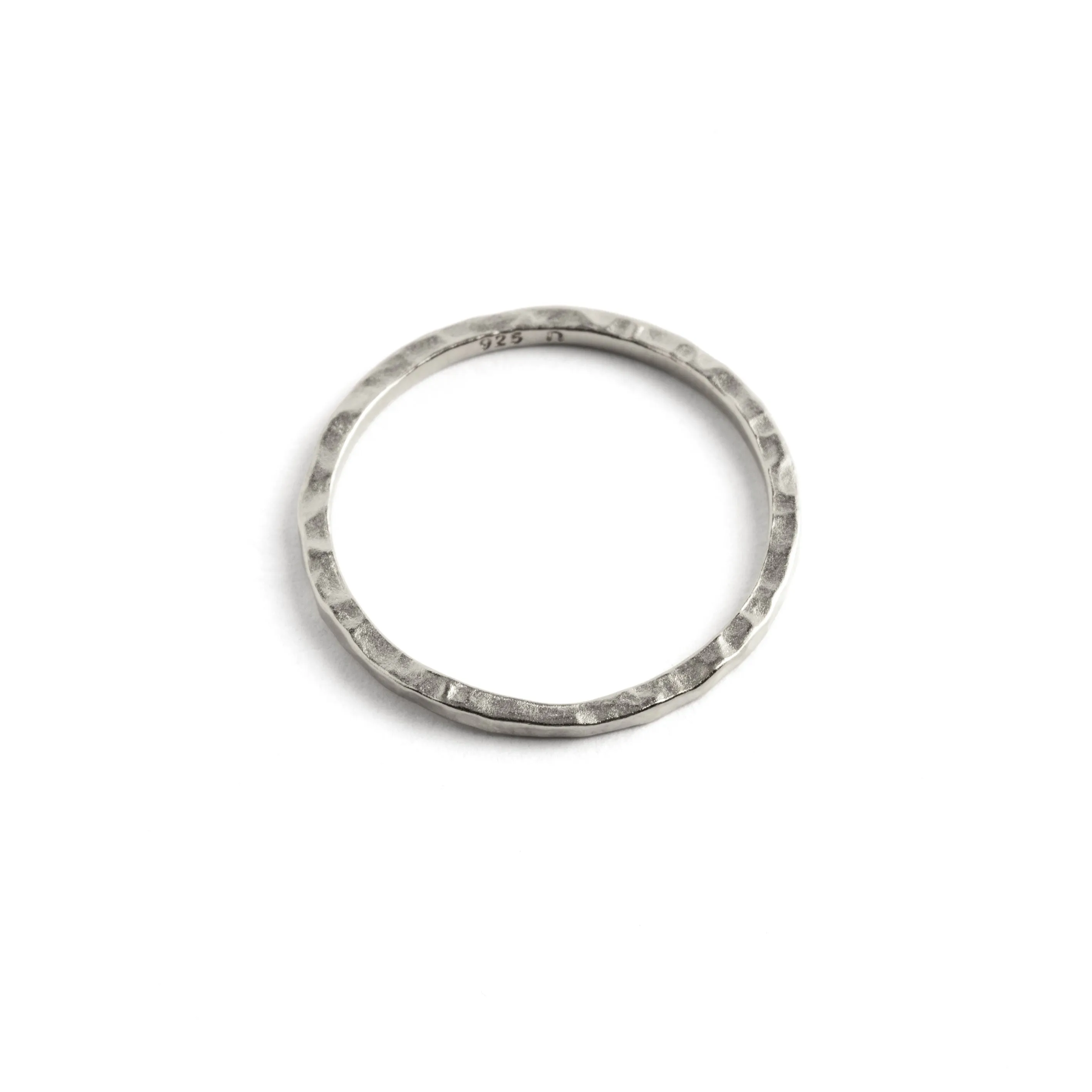 Hammered Stacking Ring