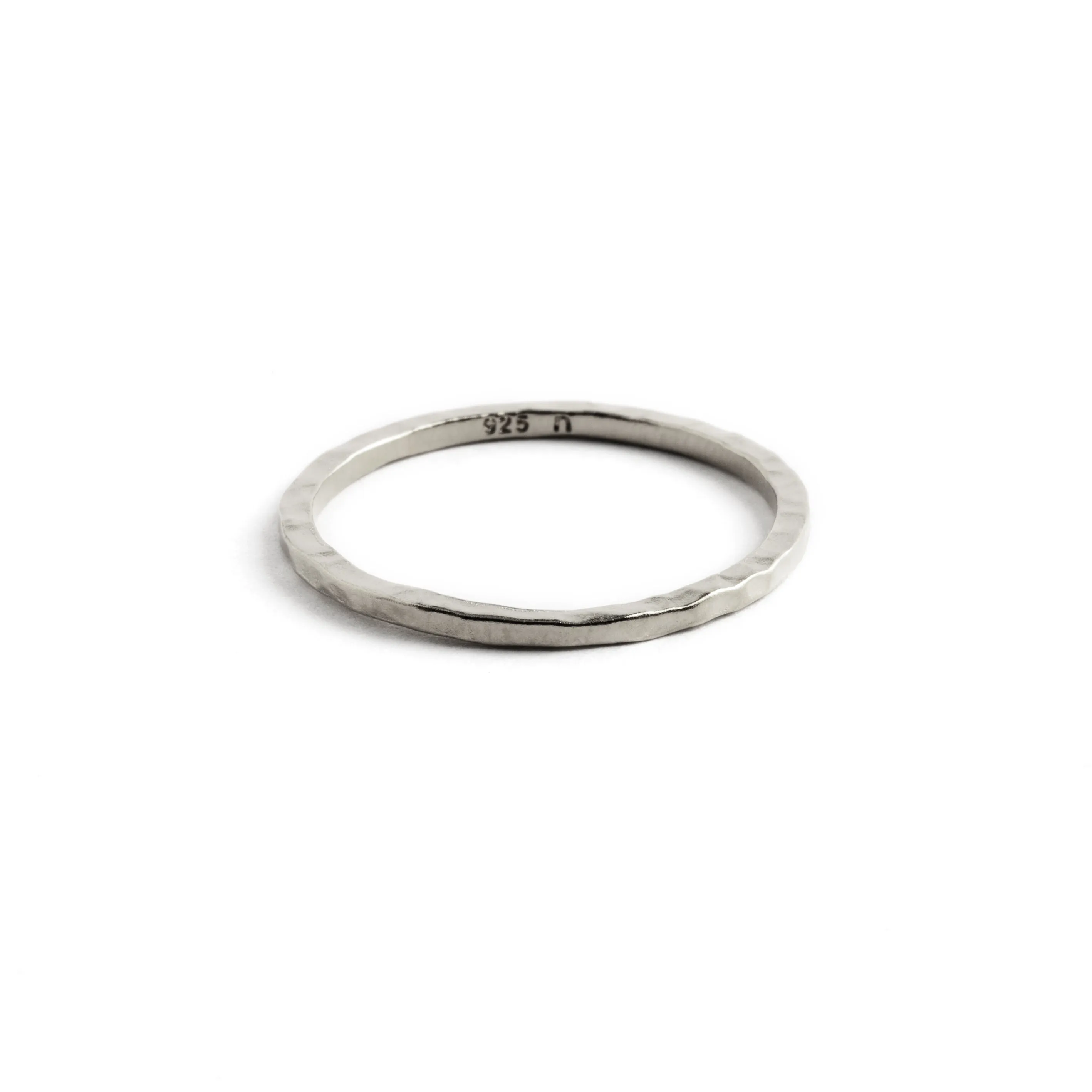 Hammered Stacking Ring