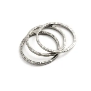 Hammered Stacking Ring