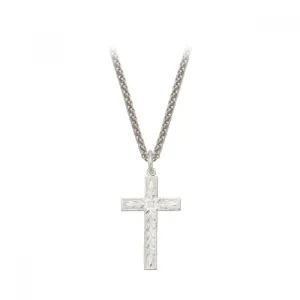 Montana Silversmith Silver Engraved Cross Necklace Style NC61627