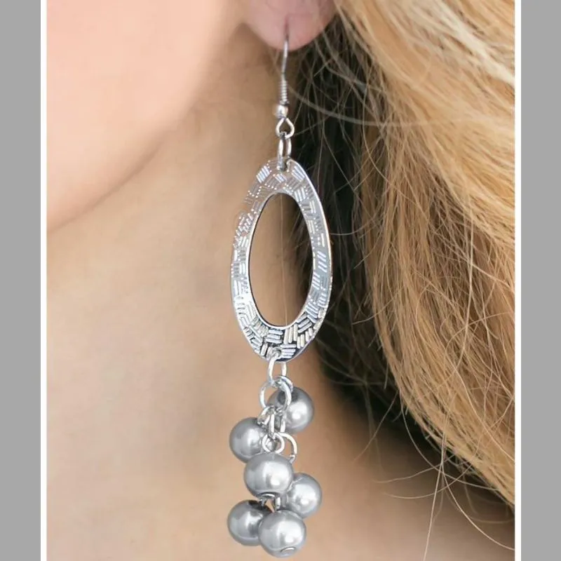 Monte Carlo Silver Earrings