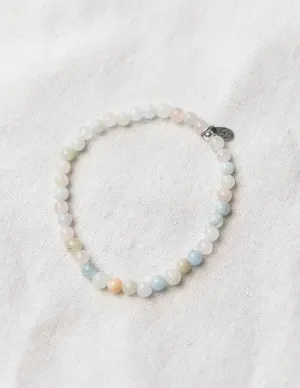 Morganite Mini Gemstone Bracelet