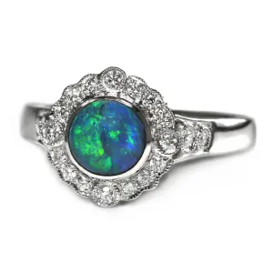 Mysterious Australian Opal Ring