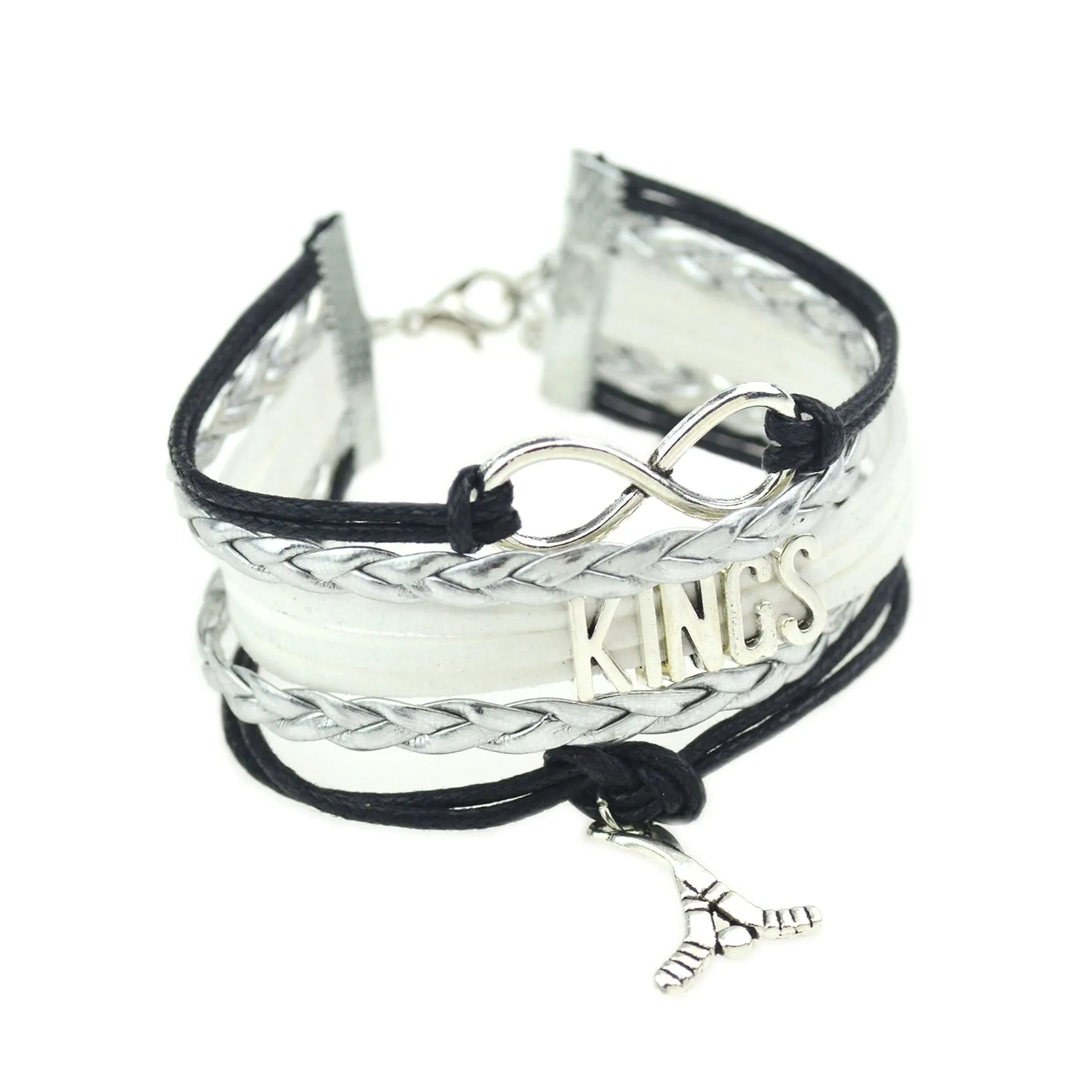 New Fashion Infinity Love Birds Sister Charm Bracelet With Handwoven leather Bracelets for Women Man Valentine's Day Gift