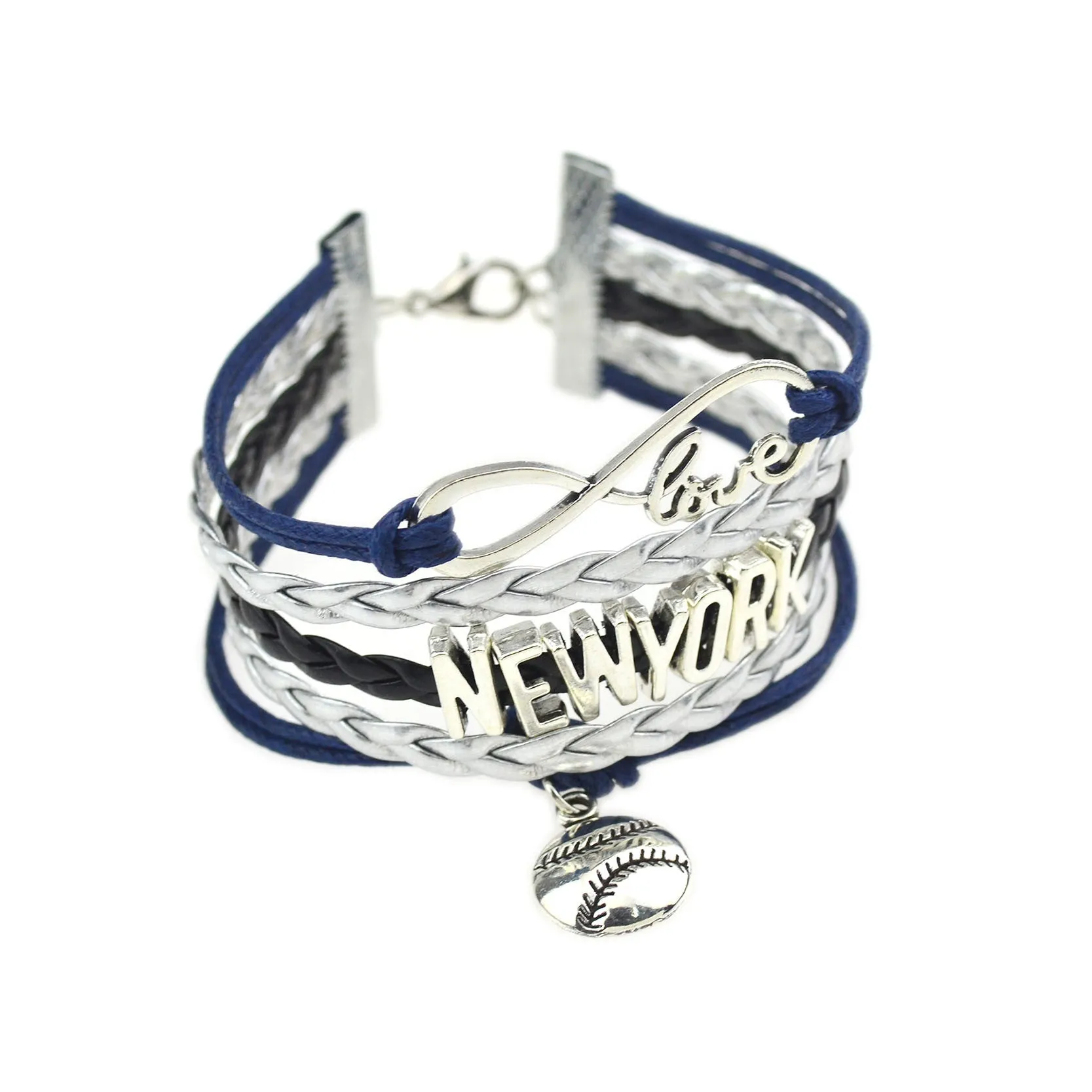 New Fashion Infinity Love Birds Sister Charm Bracelet With Handwoven leather Bracelets for Women Man Valentine's Day Gift