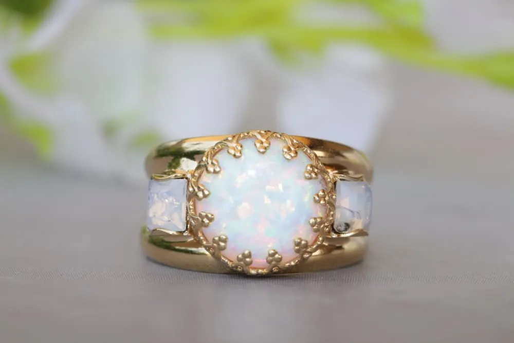 Opal Gold filled Ring