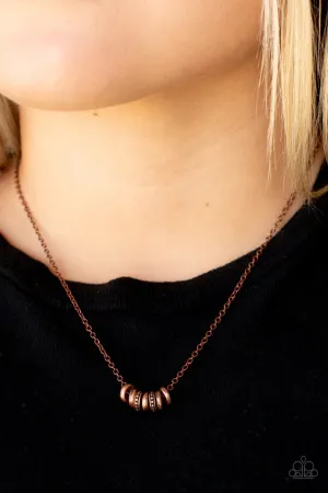 Paparazzi Necklace ~ Dainty Dalliance - Copper