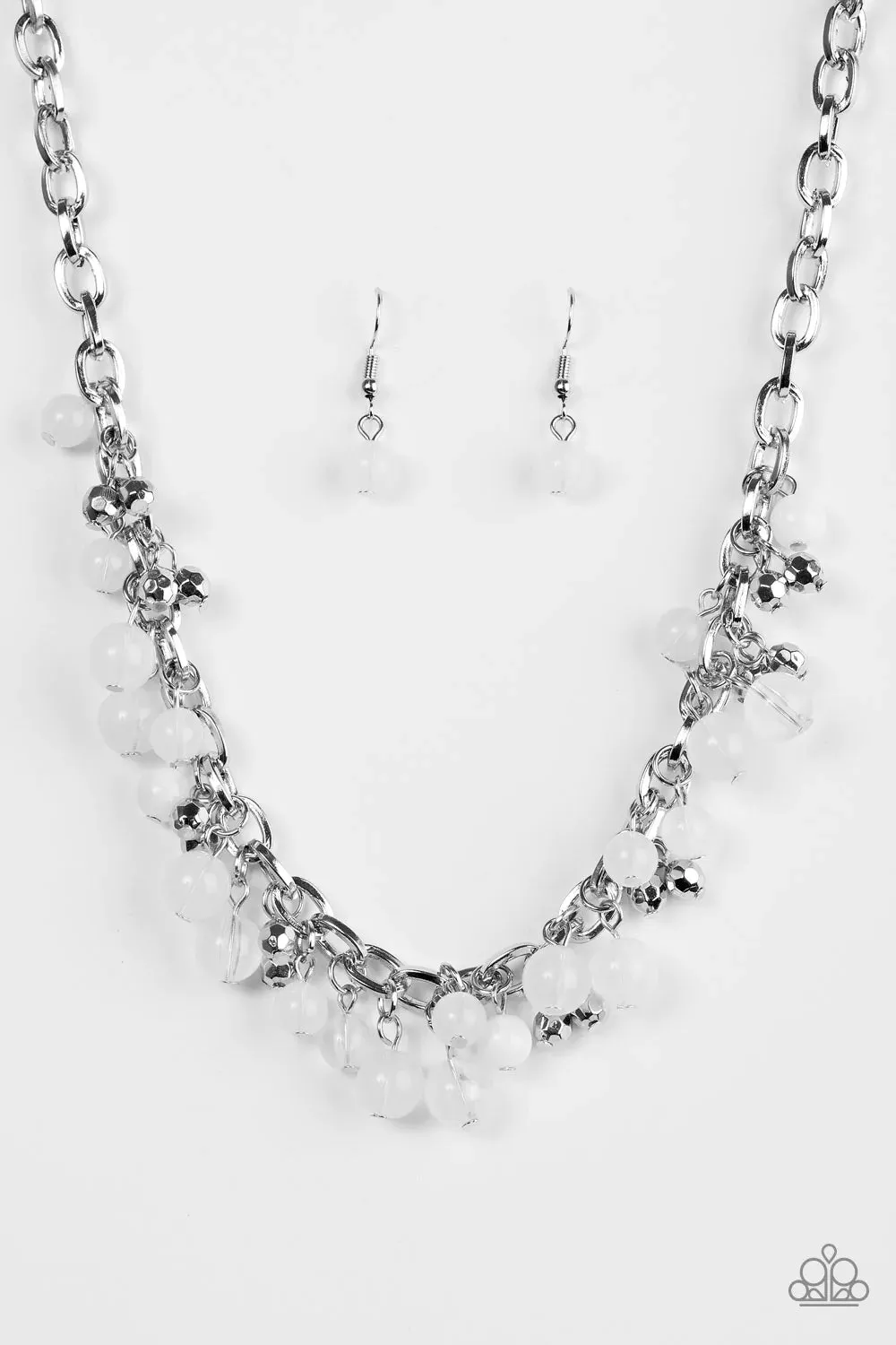 Paparazzi Necklace ~ Palm Beach Boutique - White