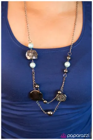 Paparazzi Necklace ~ Vintage Inspiration - Blue