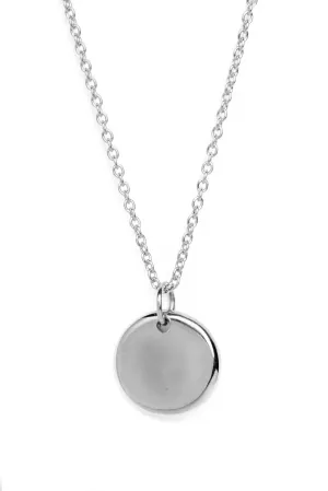 Personalised Large Round Organic Droplet Necklace