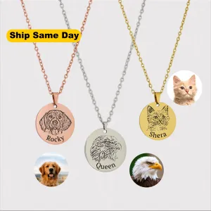 Personalised Pet Loss Necklace KCL 27 B