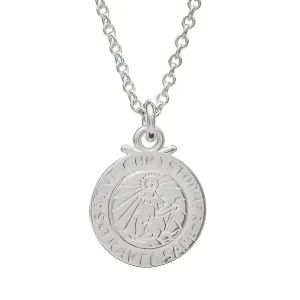 Personalised St Christopher Silver Necklace