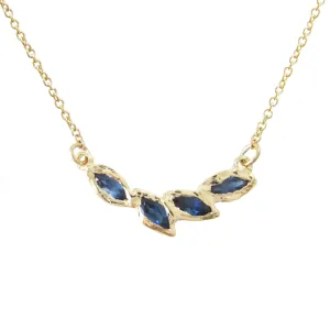 Petal Sapphire Necklace