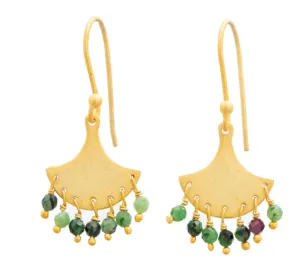 RDE213 EARRING ruby zoisite