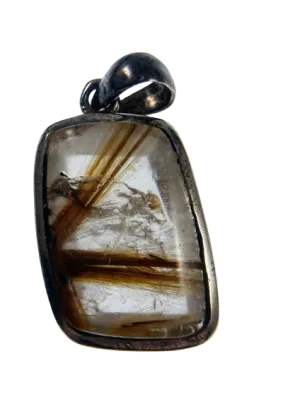 Rutilated Quartz Pendants