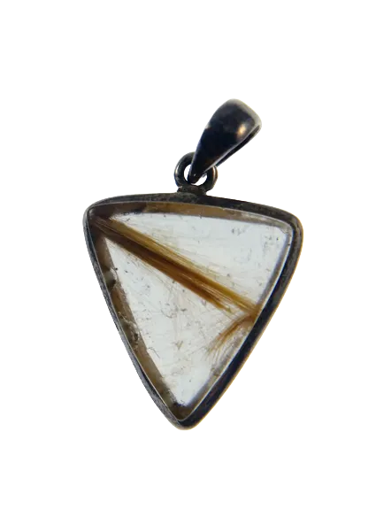 Rutilated Quartz Pendants