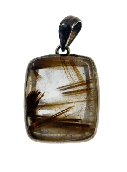 Rutilated Quartz Pendants