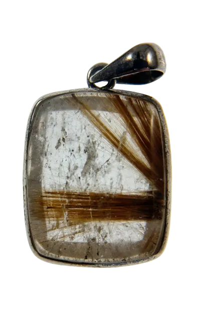 Rutilated Quartz Pendants