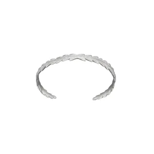 Silver Fern Leaf Cuff - Small