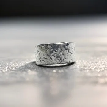 Silver Wide Band Ring