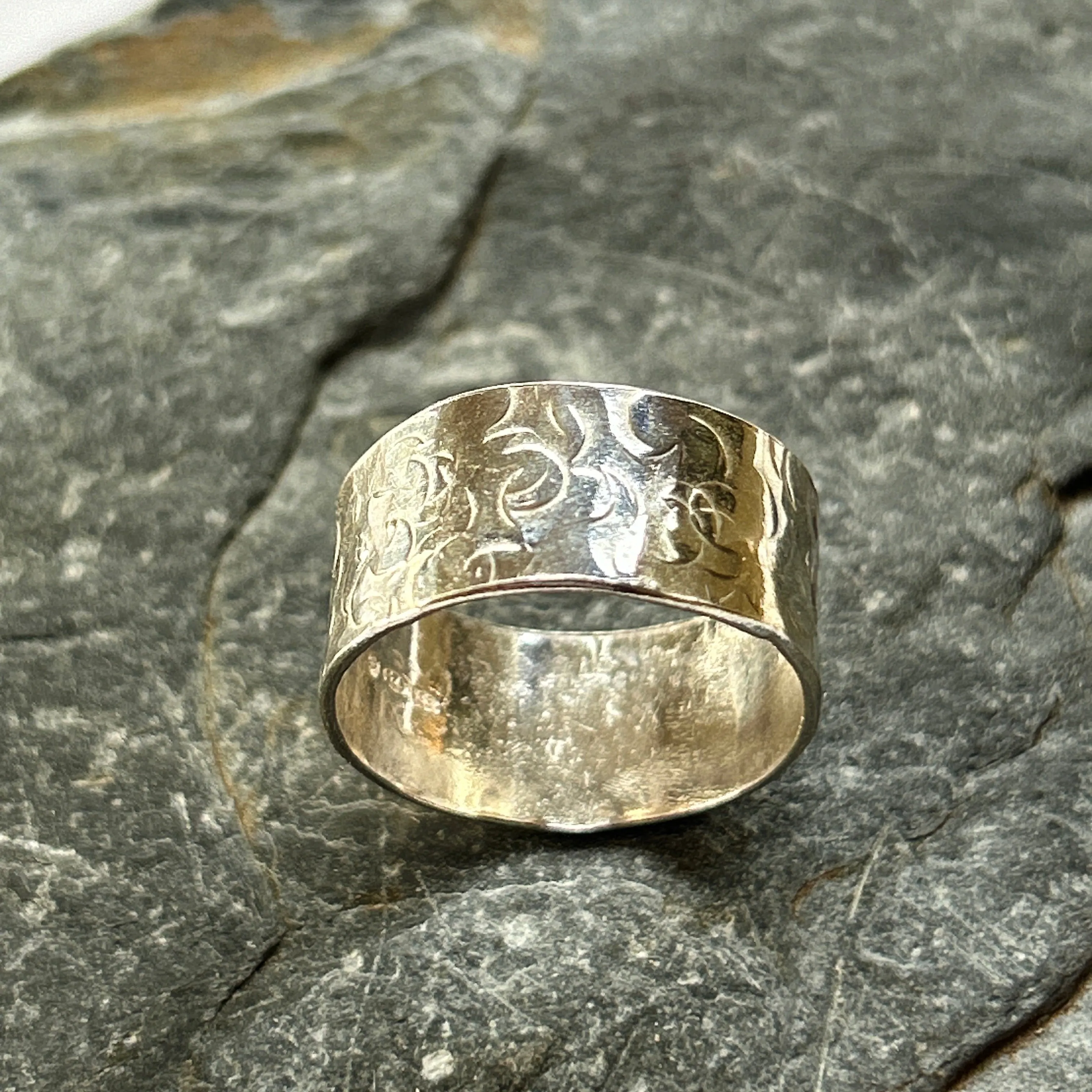 Silver Wide Band Ring